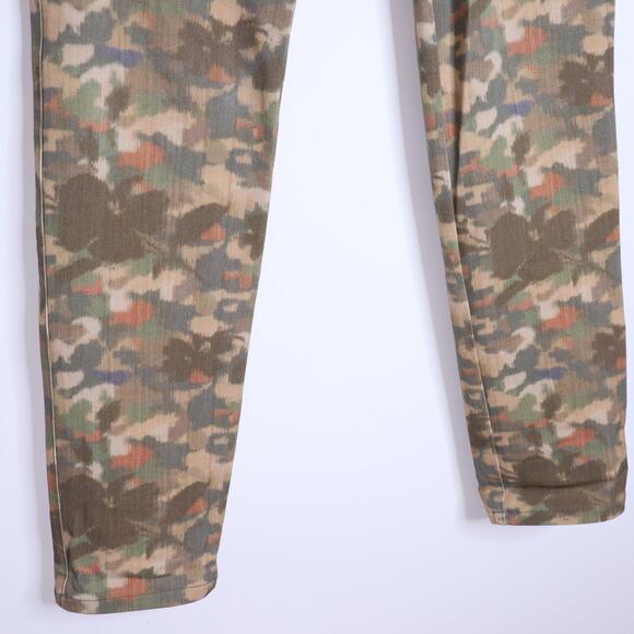 ANATOMIE Camo Karo Cargo Pant Camouflage Brown Green Casual Women's XS - Picture 6 of 10